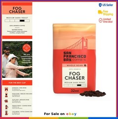Whole Bean Coffee Medium Dark Roast 2lb Bag Fog Chaser 100 Arabica French Press
