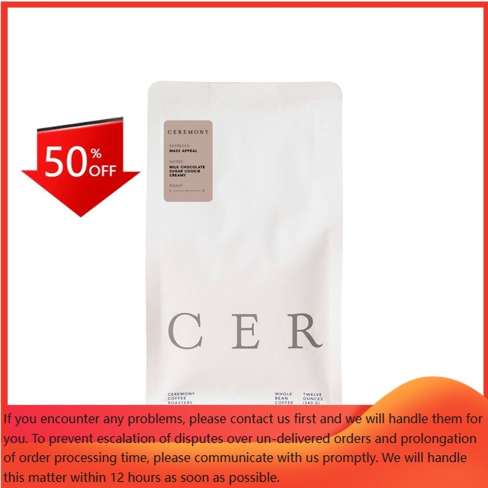 Ceremony Coffee Roasters Mass Appeal Blend Medium Roast Whole Bean Coffee – 12oz