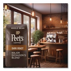 Peet’s Coffee & Tea Bulk Coffee, Major Dickason’s Blend, Whole Bean, 1 lb Bag
