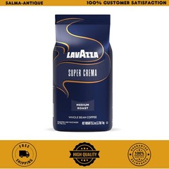 Lavazza Super Crema Whole Bean Coffee Medium Espresso Roast 2.2lb Bag