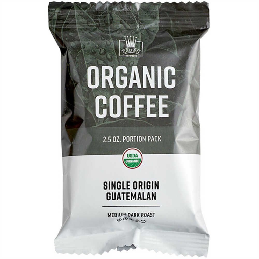 Crown Beverages Organic Single Origin Guatemalan Coffee Packet 2.5 oz