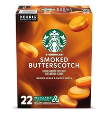 Starbucks Smoked Butterscotch Coffee 22 Count Limited Edition 100 Arabica Beans