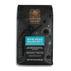 Medium Roast Whole Bean Coffee Hawaiian Hazelnut Blend 2 Lb