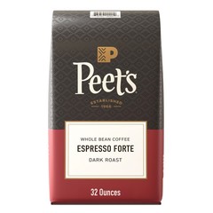, Dark Roast Whole Bean Coffee, 100% Arabica Coffee – Espresso Forte 32 Ounce…