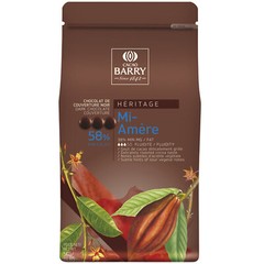 Cacao Barry Heritage Mi-Amere Dark Chocolate Pistoles 11 lb. WS-409BQ58MIAM