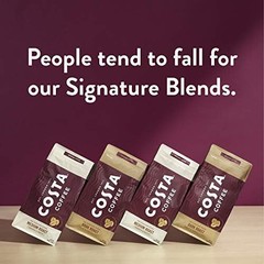 Costa Coffee Ground Coffee, Signature Blend Medium 12 Ounce (Pack of 1)