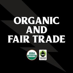 Ethically Sourced Organic Coffee, Medium Roast Whole Beans, 16 oz, High Caffeine