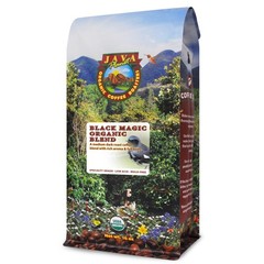 Java Planet Low Acid Organic Coffee, Black Magic, Medium 16 Ounce (Pack of 1)