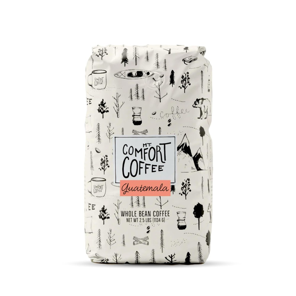 Guatemala Medium Roast Whole Bean Coffee Chocolate Caramel Flavor 2.5 lb