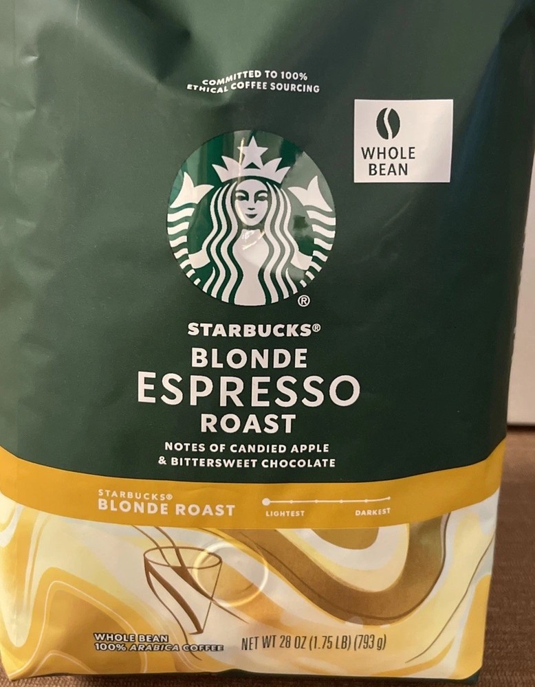 Starbucks Blonde Espresso Roast Whole Bean