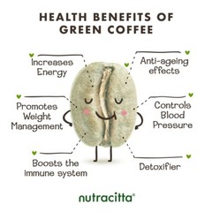 Nutracitta Green Coffee Bean Powder Your Natural Immunity Booster 250g Pack of 1