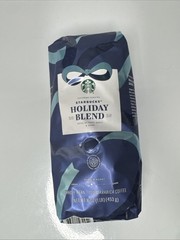 1LB/6oz Starbucks 2025 Holiday Blend Medium Roast Whole Bean Coffee BB 4/8/26