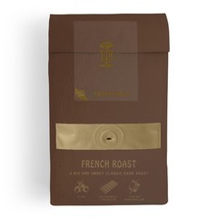 Organic Dark Roast Whole Bean Coffee – 100% Arabica French Roast, 12oz Bag, Clov