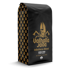 Co. Valhalla Java Odinforce Blend – Whole Bean Dark Roast – Extra Kick of Caf…