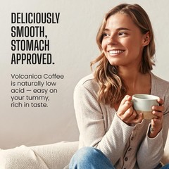Low Acid Coffee Whole Bean Blend Medium Roast Fresh Roasted 16 Ounces Java