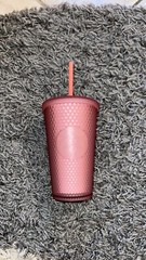 Starbucks 16 Oz Jeweled Tumbler – Rose gold. Pink