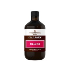 Christopher Bean Tiramisu Cold Brew Coffee Concentrate-Smooth & Rich Bottle