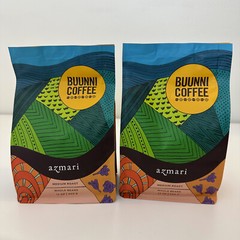 2 Pack Trader Joe’s Buunni Coffee Azmari Medium Roast Whole Beans 12 OZ Each