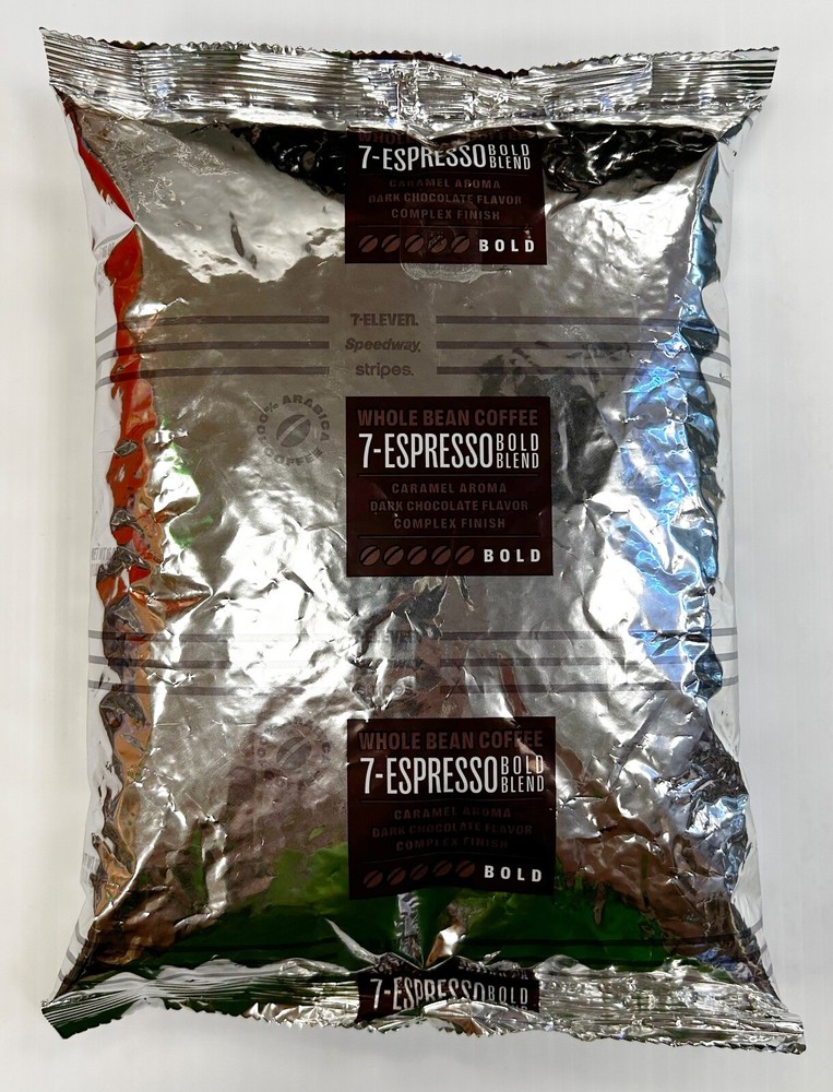 7 Eleven Espresso Whole Bean Bold Arabica Coffee Blend – 4lbs. / 9lbs.