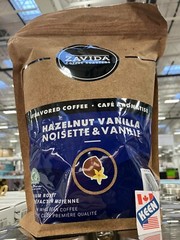 Zavida Hazelnut Vanilla Whole Bean Coffee, 907 g/ 2 LB, Exp:2026DE01