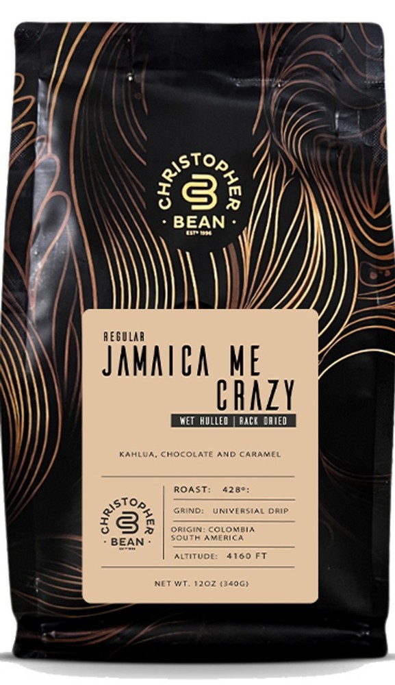 Christopher Bean Coffee Jamaica Me Crazy Flavored Bag Coffee