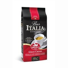 1kg 2.2 LB Bar Italia Gran Crema Espresso Coffee Beans Rich Aroma Roast
