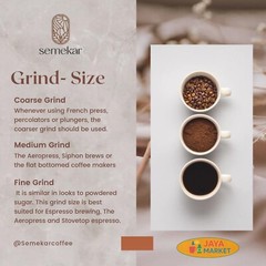 Semekar Coffee Toraja Robusta Grade 1 – Roasted Beans Natural Process 100 gr