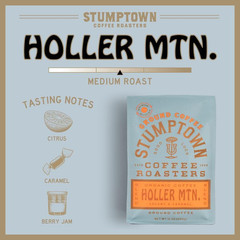 , Organic Medium Roast Ground Coffee – Holler Mountain 12 Ounce Bag, Flavor Note