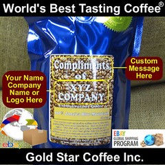 Custom Labeled Coffee – 10 lb Jamaica Jamaican Blue Mountain Roasted Fresh