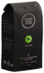 Kicking Horse Kick Ass Dark Roast Ground Kosher Coffee -6 Bags /10 oz