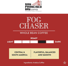 Coffee – Medium-Dark Roast Whole Bean Coffee – Fog Chaser (2 Lb Bag)