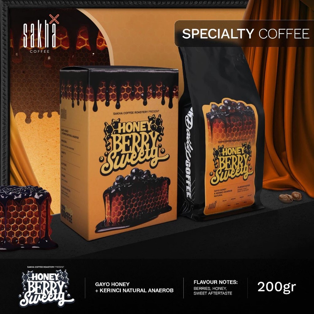 Indonesia Arabica Coffee HONEY BERRY SWEETY Specialty Arabika Coffee Roastery