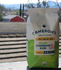 CAMERON’S® Organic Scandinavian Blend Whole Bean Coffee, 28 Oz w/ SB: 3/27/26