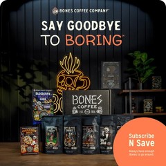 Bones Coffee Company Better Brain Mushroom – 10 Ounce (Pack of 1)