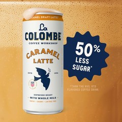 La Colombe Coffee, Caramel Draft Latte, 11 fl oz Cans 11 Fl Oz (Pack of 12)