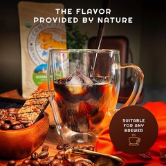 Whole Bean Coffee – Organic – Low Acid – Light Roast – Single Origin – 100% Arab