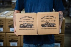 Independence Coffee Pecan Flavored Light Roast Whole Bean Coffee 24 oz