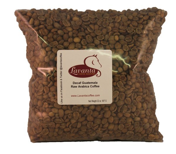LAVANTA COFFEE GREEN DECAF GUATEMALA TWO POUND PACKAGE