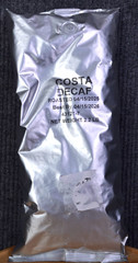 Decaf Bulk Whole Coffee Beans Costa Foil Sealed Vented 2.2 lb Bag BB 04/15/2026