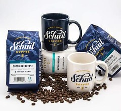 Schuil Michigan Maple Whole Bean Coffee 12oz – Fair Trade, Medium Roast