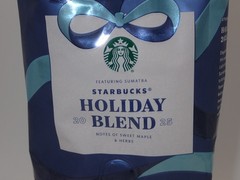 Starbucks Holiday Blend Whole Bean Coffee 1 lb Bag Med Roast Sweet Maple & Herbs