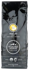 Smart Ass Medium Whole Bean Coffee By Kicking Horse 10 Oz 6 Pack