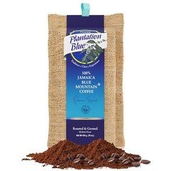 Plantation Blue 100% Jamaica Blue Mountain Coffee Medium Roasted and GROUND 454g