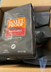 6 PACK Artisan Coffee The Mentalist Whole Bean, Medium-Dark Roast, 12 oz (340 g)