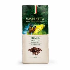VASPIATTA Santos Brazil Arabica Coffee Beans 1000g / 1kg / 35.3oz