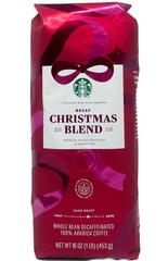2025 Starbucks Decaf Christmas Blend Whole Bean Coffee 1lb 16oz Bag Exp4/2026