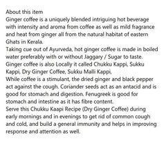 Tasty Nibbles Ginger Coffee 150g x2 (Pack Of 2, 300g)