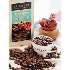 JJ Royal Coffee Indonesia Coffee Aceh Gayo Arabica 200g Whole Beans or Ground