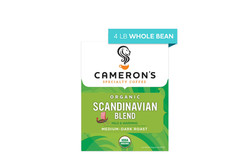 Cameron’s Organic Whole Bean Coffee, Scandinavian Blend 64 oz.