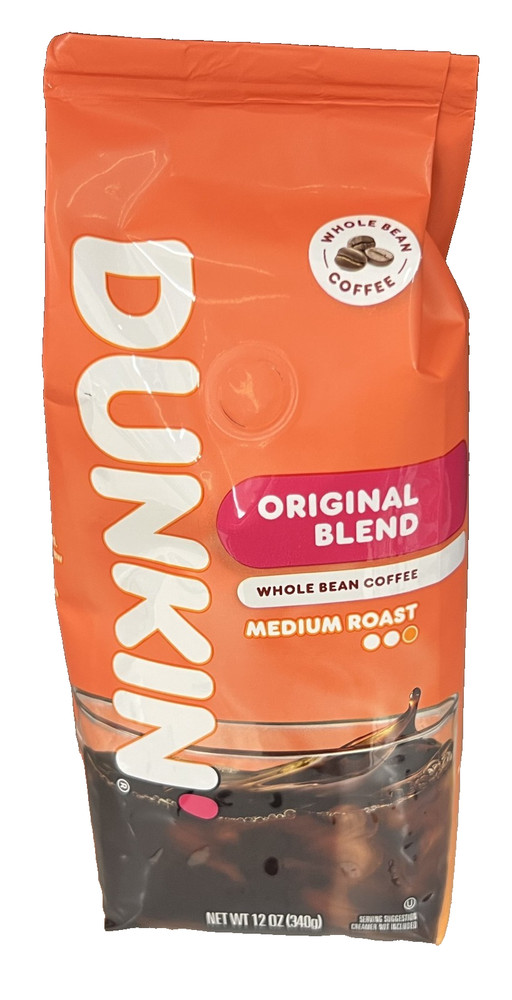 Dunkin Original Blend Whole Bean Coffee 12 oz